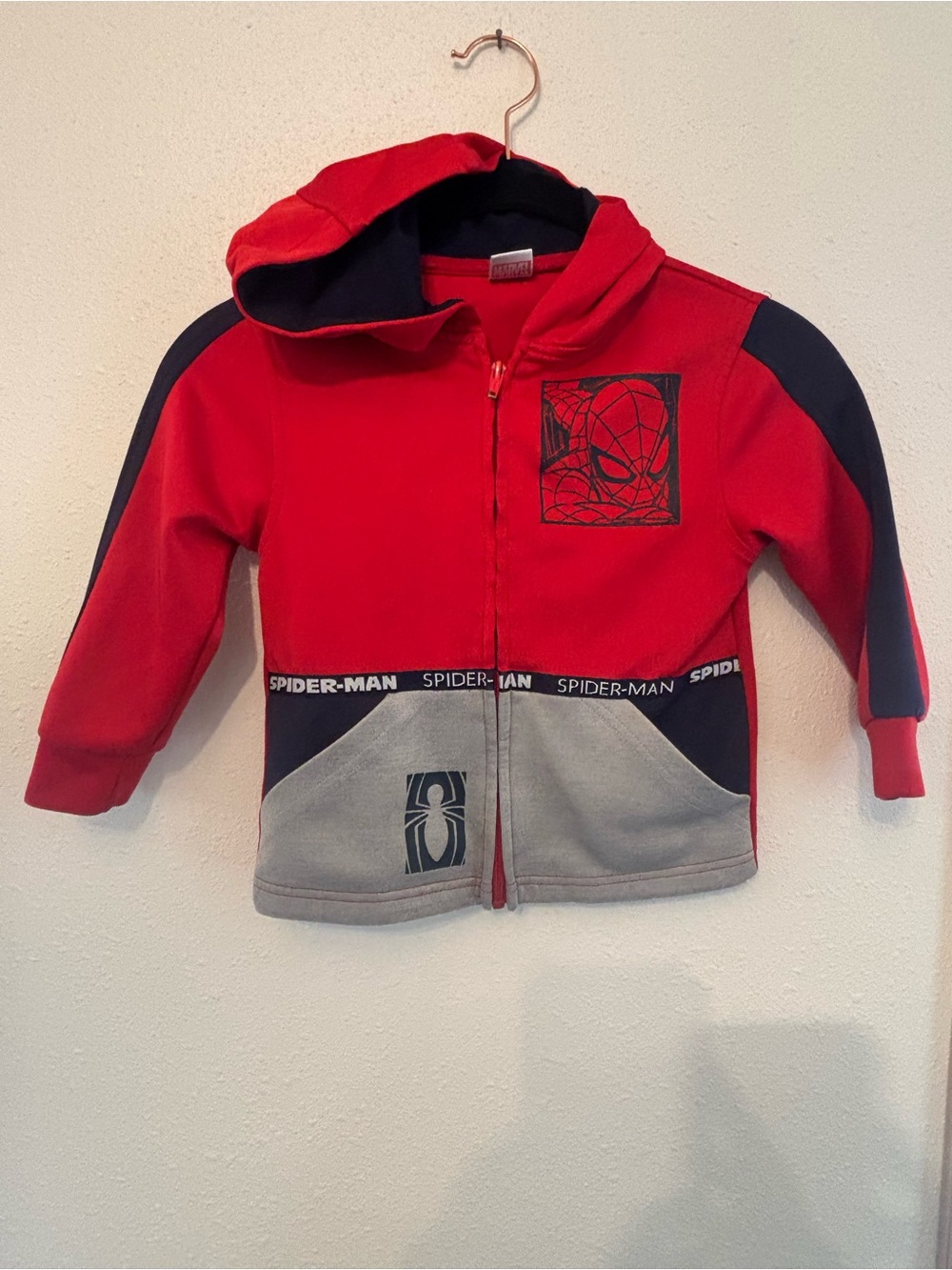 Marvel Kids Spider-Man Red Jacket Cuff